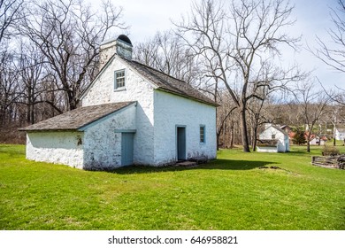 Eighteenth Century Farmhouse Structure Located In Southeast Pennsylvania.