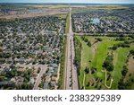 Eighth Street East Aerial in Saskatoon