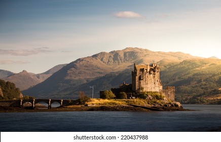 Eilean Donan Castle, Loch Duich, Scotland, UK - Shutterstock ID 220437988