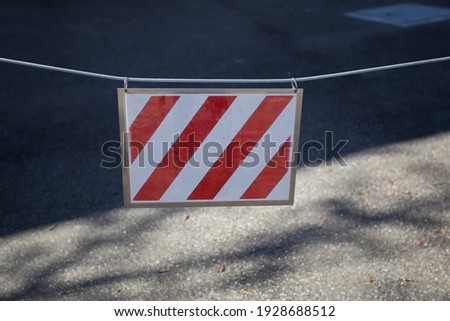 Similar – Image, Stock Photo barrier Autumn