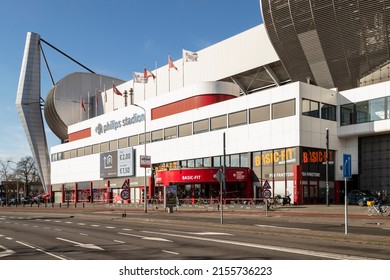 Eindhoven, The Netherlands, February 15, 2022; Football stadium of the football team PSV in the city of Eindhoven in the Netherlands.
