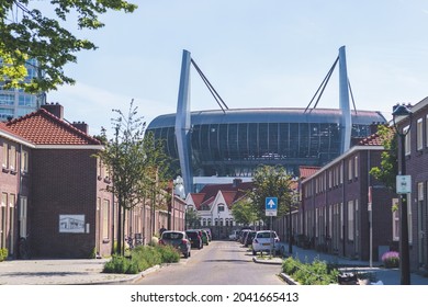 Eindhoven, Netherlands - June 2021: Philips stadium, home arena of PSV Eindhoven