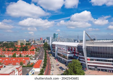 Eindhoven, Netherlands - June 2021: Philips stadium, home arena of PSV Eindhoven