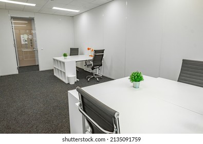 EindhovenNetherlands June 27 2021: Newly Built Office Space For Coworking With Modern And Trendy Looking Interior Without People