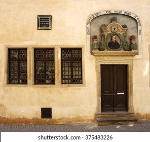 EISLEBEN, GERMANY - APRIL 23, 2011: This home was born Dr. M. Luther on the 10th november 1483. Birthplace of Martin Luther in Eisleben. Luther City Eisleben is UNESCO World Heritage Site