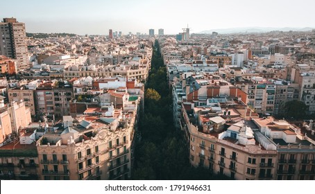 Eixample From The Sky Barcelona