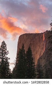 El Capitan During Firefall At Sunset