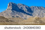 El Capitan is the eighth highest peak in Texas. Guadalupe Mountains National Park, Texas, USA.