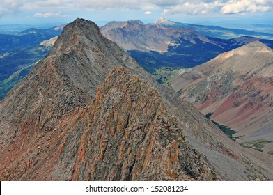 El Diente Peak As Viewed From Mount Wilson Summit, Rocky Mountains, Colorado