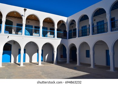 El Ghriba Synagogue (Djerba Synagogue). Interior. Hara Seghira (Er-Riadh) Jewish Village Near Houmt Souk Town. Tunisia. Northern Africa