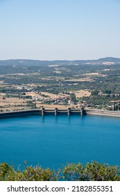 El Grado Reservoir And Hydro-electric Dam, Huesca, Spain