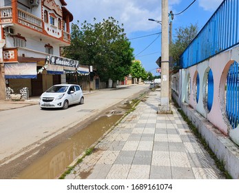 El Hadjar, Annaba, Algeria. March 2020. Empty Streets For Fear Of The Spread Of The Corona Virus Covid 19