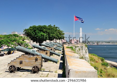 El morro cabana fort in Havana, Cuba