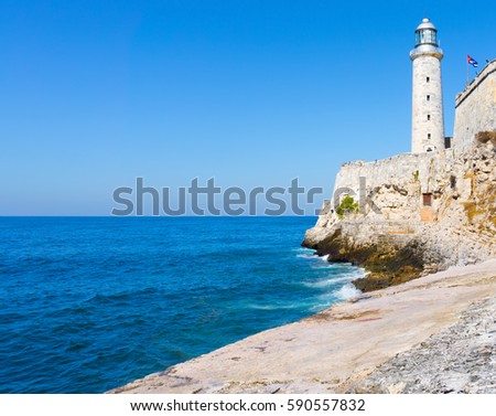 El Morro fortress in Havana, Cuba