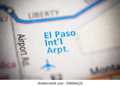 El Paso International Airport. Texas. USA