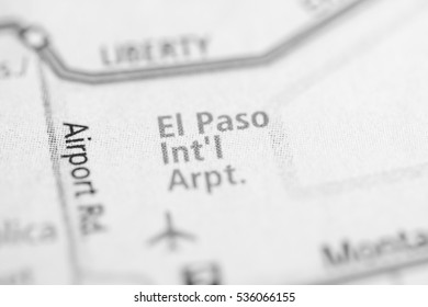 El Paso International Airport. Texas. USA