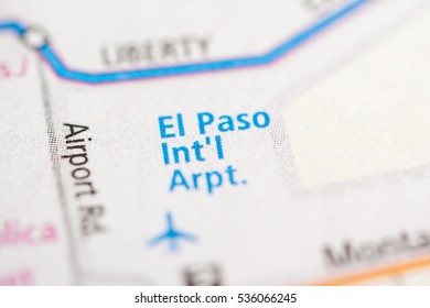 El Paso International Airport. Texas. USA