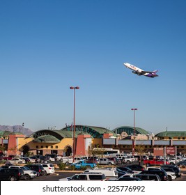 EL PASO  OCTOBER 24.  FedEx Departs The El Paso International Airport On The Way To Memphis On October 24, 2014 At El Paso, Texas. 