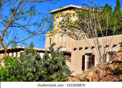 El Paso, Texas - 28 March 2019: Building On The University Of Texas El Paso Campus.