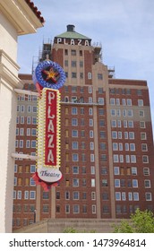 EL PASO, TX -23 MAR 2019- View Of The Historic Landmark Plaza Theatre City Of El Paso, United States.