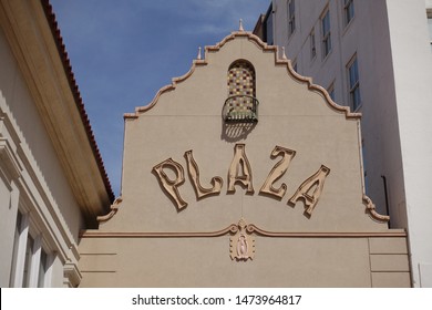 EL PASO, TX -23 MAR 2019- View Of The Historic Landmark Plaza Theatre City Of El Paso, United States.