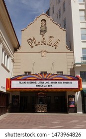 EL PASO, TX -23 MAR 2019- View Of The Historic Landmark Plaza Theatre City Of El Paso, United States.