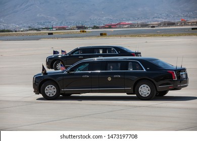 EL PASO, TX – 	AUGUST 7.  Air Force One With President Donald Trump And Melania At The El Paso International Airport In El Paso, Texas – 7 Aug 2019
