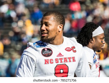 EL PASO, TX – DECEMBER 29.  Bradley Chubb Before The North Carolina State Wolfpack V Arizona State Sun Devils, Hyundai Sun Bowl In El Paso, Texas – 29 Dec 2017
