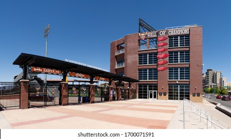 El Paso, TX / USA - Ca. June 2018: Southwest University Park Is A Baseball Stadium In El Paso, Texas. Primarily Used For Minor League Baseball, It Is The Home Of The El Paso Chihuahuas.