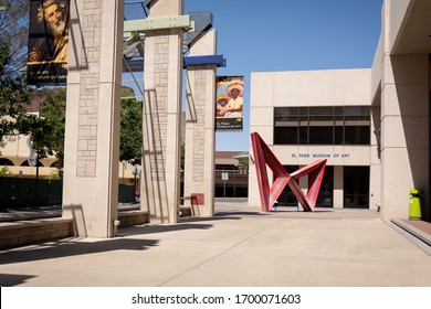 El Paso, TX / USA - ca. june 2018: El Paso Museum of Art was founded in 1959 and through the years has developed a major collection of contemporary Southwestern United States and Mexican artists