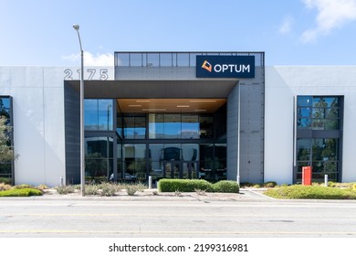 El Segundo, California, USA - July 5, 2022: Optum California Corporate Office Building In El Segundo, Ca, USA. Optum Is An American Pharmacy Benefit Manager And Health Care Provider.