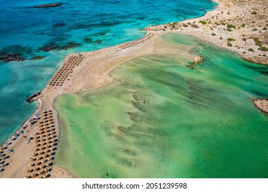 Elafonisi Beach In Crete, Greece