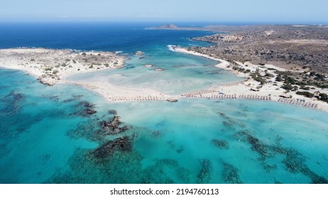 Elafonissi Beach En Drone In Crete