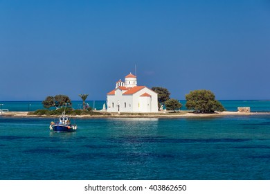 Elafonissos Port Entrance In Peloponnese, Greece;