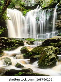 Elakala Falls in Blackwater Falls State Park in West Virginia