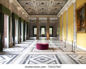 Elba, Italy - June 9, 2016: Villa Napoleon Bonaparte View Inside.