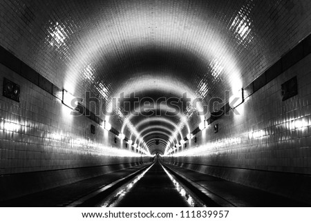 Similar – the tunnel Deserted Tunnel