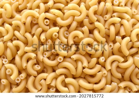 Elbow macaroni texture for background. 