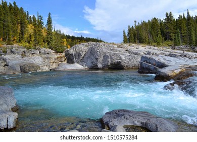 Elbow River At Elbow Falls