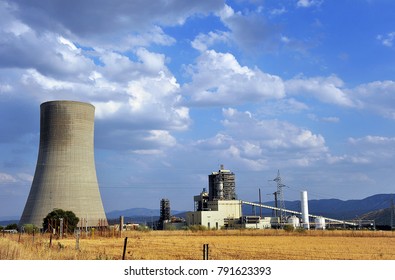 Elcogas Thermal Power Plant For The Production Of Electricity From The Gasification Of Coal Closed Now, Puertollano, Province Of Ciudad Real, Spain