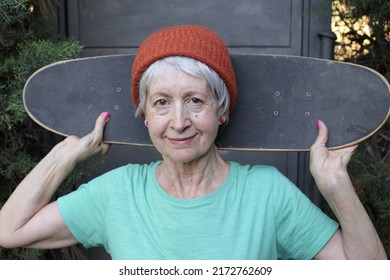 Elder Woman Doing Dangerous Activities 