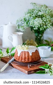 Elderflower Glaze Cake