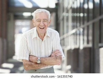 Elderly 90 Year Old Man Laughing Healthy Businessman 