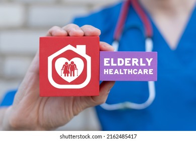 Elderly Healthcare Concept. Long Term Care Insurance Medical Service.