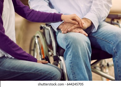 Elderly Lifestyle - care helping the elderly disabled