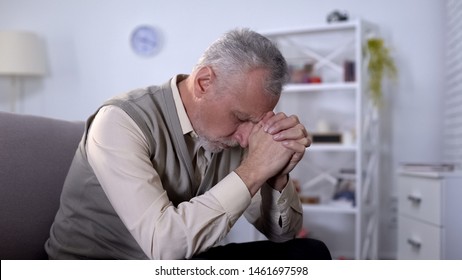 Sad Old Man Images Stock Photos Vectors Shutterstock