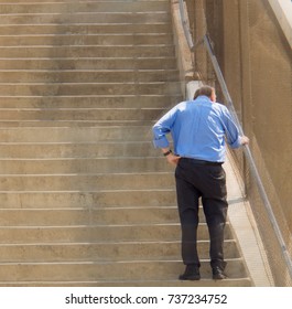 Old Man Climbing Stairs Images Stock Photos Vectors Shutterstock