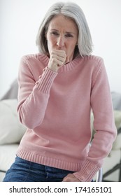 Elderly Person Coughing