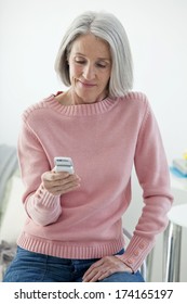 Elderly Person On The Phone