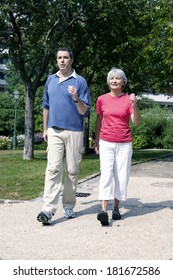 Elderly Person Practicing A Sport - Shutterstock ID 181672586